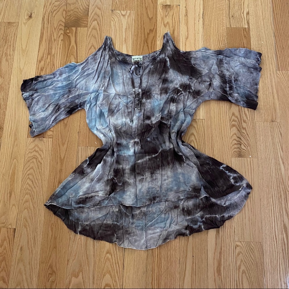 Tie dye coverup